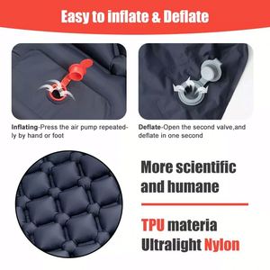 Matelas pneumatique portable, robuste, professionnel, haute pression, compact, mini, universel, durable, pliable - Product Image 3