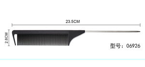 BELLEWORLD emballage personnalisé pas cher en gros bonne qualité peigne à cheveux noir queue de <span class=keywords><strong>Rat</strong></span> brosses à cheveux salon coiffure peignes à cheveux - Product Image 6