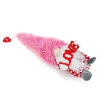 Valentinstag-Geschenkdekorationen Barbie Rosa Valentinstag-Goblin-Puppe Plüschtier LOVE Zwerg-Ornament