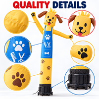Mascotte gonflable personnalisée pour toilettage canin, idéale pour salon d'animaux, publicité extérieure, promotion, affichage marketing, vente en gros