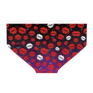 Braguitas Personalizadas, Lencería Sexy, Tema de <span class=keywords><strong>San</strong></span> Valentín, Estampado de Labios Rojos, Ropa Interior Femenina, Impresión Bajo Demanda - Product Image 4