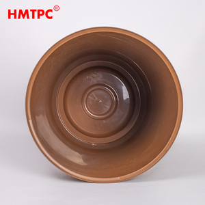 Poubelle en plastique marron de <span class=keywords><strong>50</strong></span> <span class=keywords><strong>litres</strong></span>, style américain simple, économique, pour restaurant de rue - Product Image 3