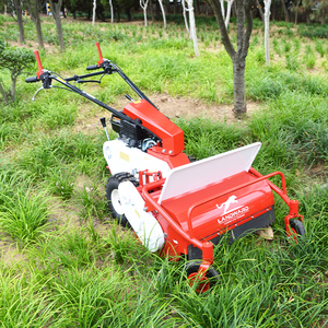 Cortacésped de desbroce verde para praderas con rueda de corte, CE EPA 0680L, cortadora de césped de 9hp a gasolina, tractor autopropulsado de desbroce de arrastre trasero, bajo costo - Product Image 3