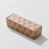 Boîte postale d'expédition en papier ondulé d'expédition de logo personnalisé en gros pour fleurs boîtes d'emballage en carton fantaisie pour produits en ligne