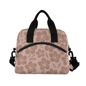 Hawaiian Hau <b>Flower</b> 25L Insulated Lunch <b>Box</b> for Men Women Expandable Lunch Cooler Bag Lightweight Leakproof Lunch Tote Bag - Product Image 2