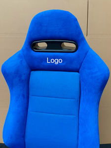 Paires de sièges <span class=keywords><strong>sport</strong></span> semi-évasés inclinables Recaro en suède bleu pour <span class=keywords><strong>Toyota</strong></span> GR <span class=keywords><strong>Yaris</strong></span> GXPA16 Street & Track - Product Image 6