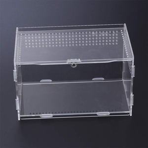 Geassembleerde Mini Huisdieren Acryl Fokken <span class=keywords><strong>Terrarium</strong></span> Reptielen Kooien - Product Image 3