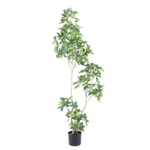 Venta al por mayor PE PVC plantas artificiales decorativas Schefflera <span class=keywords><strong>arboricola</strong></span> árboles para la decoración interior y exterior - Product Image 1