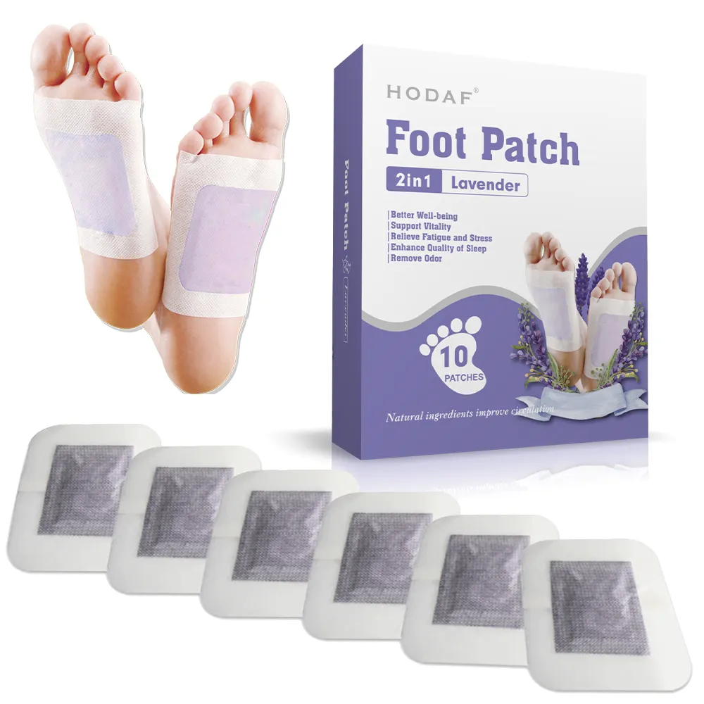 Hot Selling Foot Detox Pads Relax Voeten Patch Pijnverlichting Patch Voor Het Bevorderen Van Slaap Gewichtsverlies Diepe Reiniging