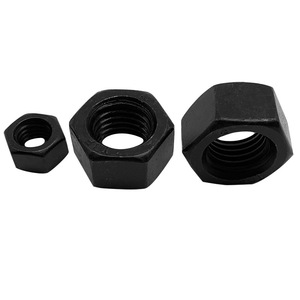 Écrous hexagonaux en acier au carbone haute résistance M12 de l'usine Bibo Yaente |   Écrous hexagonaux galvanisés épaissis |   Écrous de fixation robustes - Product Image 3