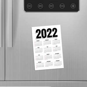 Imanes de Papel Promocionales para Refrigerador, Impresión y Forma Personalizadas, <span class=keywords><strong>Calendario</strong></span> Magnético para Refrigerador <span class=keywords><strong>2022</strong></span> - Product Image 3