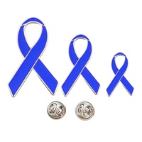Ruban breloques métal sauver des vies chapeaux croisés broche personnalisé rose rouge Badge sensibilisation au cancer du sein revers émail doux badge épingle