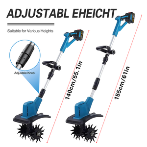 F.EASY.D Motozappa Elettrica da Giardino 330RPM, 9 Pollici, <span class=keywords><strong>per</strong></span> Prato/Giardinaggio/Lavorazione del Terreno - Product Image 3