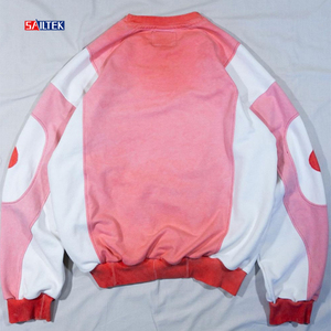 Sudadera <span class=keywords><strong>de</strong></span> cuello redondo oversize <span class=keywords><strong>de</strong></span> algodón y felpa con logo personalizado <span class=keywords><strong>para</strong></span> <span class=keywords><strong>hombre</strong></span> 2026, sudadera con bloques <span class=keywords><strong>de</strong></span> color <span class=keywords><strong>para</strong></span> <span class=keywords><strong>hombre</strong></span> - Product Image 5