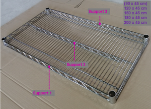 Étagère en fil métallique zingué chromé à 4 niveaux de haute qualité 18 "W X 36" L X 79 "H nouveau fer en acier au carbone Garage Rack étagère de stockage