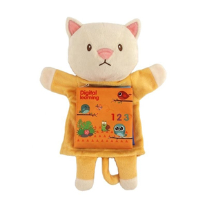 Libro Sensorial de Tela para Bebés, Lavable, Reciclable, en Inglés y Chino, con Historias, Alfabeto y Marioneta de Mano - Product Image 1