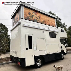 HOWO Nouveau <span class=keywords><strong>camping</strong></span>-<span class=keywords><strong>car</strong></span> de luxe diesel turbo, conduite à gauche, transmission automatique, toit relevable à deux étages, à vendre - Product Image 4