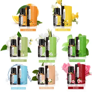 Rimate-aceite esencial de lavanda puro orgánico personalizado, árbol de té de jengibre, menta y Romero para aromaterapia en interiores