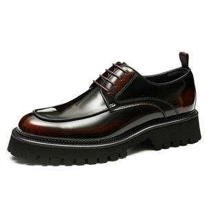 Zapatos de Cuero para Hombre, Impermeables, Transpirables, Elegantes, Formales, Casuales, de Talla Grande, con Aumento de Altura - Product Image 2