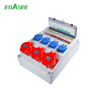 Boîtier d'alimentation combiné de prise industrielle EBX-P-01 EBASEE, ip67 ip44