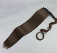 D.S Hair 22" 100g Fibre synthétique de haute qualité pour queue de cheval lisse à enrouler, postiche longue durée