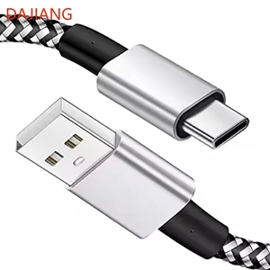 Dajiang Tùy Chỉnh Nhanh Chóng Sạc Nylon USB Loại C Cáp Bện Sạc 10X Nhanh hơn USB C Cáp Dữ Liệu Cho Máy Chiếu Microphone - Product Image 1