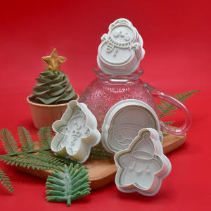 ชุดอุปกรณ์คริสต์มาสอเนกประสงค์ แม่พิมพ์ฟองดองท์แบบกด ตัดคุ้กกี้ แม่พิมพ์เค้ก - Product Image 2
