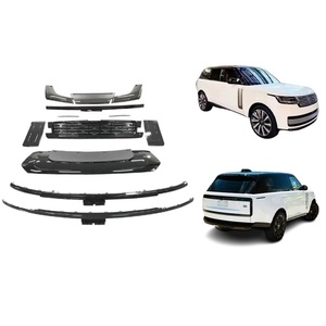 Kit de Actualización Parachoques Negro Brillante con Labio Delantero de Alta Configuración y Salida de Aire en el Guardabarros, Nuevo Estado para LR Range Rover 2024 - Product Image 1
