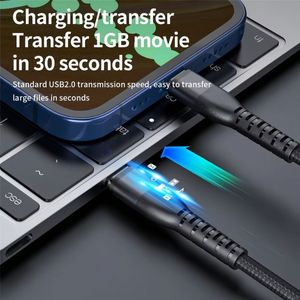 สายชาร์จและถ่ายโอนข้อมูลแบบถักไนลอนยาว 3 เมตร Super Fast 60w สำหรับโทรศัพท์มือถือ Huawei/Xiaomi/IP  แบบ USB-C to USB-C - Product Image 4