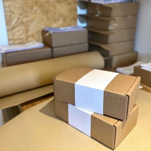 Cajas de Cartón Corrugado con Fundas Personalizadas Ecológicas para Empaquetado de Pedidos en Línea y Minoristas de Marca - Product Image 3
