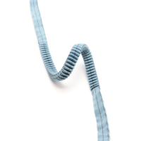 Sangle en nylon recyclé rembourrée pour laisse d'animal de compagnie, 38MM*1.5MM, certifiée GRS, écologique