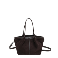 Kleine niche Vintage Me-ladin Frosted PU handtas voor dames Herfst High-end Luxe Casual Veelzijdige Open Schouder Crossbody Tas