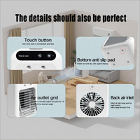 Ventilateur Climatiseur Portable Haute Qualité, Mini Rafraîchisseur d'Air USB Rechargeable
