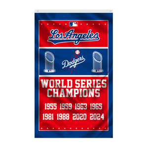 Drapeau des Dodgers en polyester double face pour la MLB, 3 pieds * 5 pieds, drapeau des Dodgers personnalisé, drapeau d'équipe de la NFL - Product Image 2