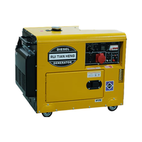 Rui Tian Heng 10KW/12.5KVA 220V/380V EF7000TE Générateur Diesel Silencieux 1/3 Phases Portable pour Production d'Électricité Domestique