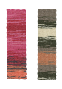 Fil à tricoter fantaisie en chenille dégradé Nm 2/26 2/16, 100% laine mérinos superfine RWS, écologique pour la couture et le tissage - Product Image 4