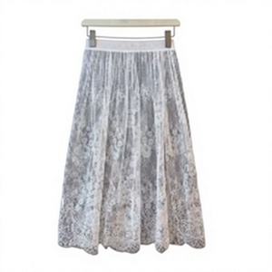 <span class=keywords><strong>Jupon</strong></span> long taille haute en <span class=keywords><strong>dentelle</strong></span> et maille transparente, <span class=keywords><strong>avec</strong></span> broderie florale, style <span class=keywords><strong>robe</strong></span>, <span class=keywords><strong>jupon</strong></span> de sécurité - Product Image 4