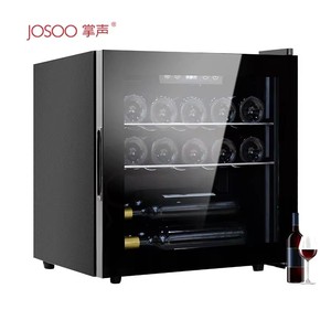 Enfriador de Vino JOSOO de Sobremesa, 42L, con Compresor, Capacidad para 14 Botellas, Puerta de Vidrio Completa, Zona Única - Product Image 1