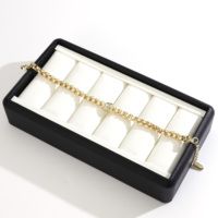 Bracelet chaîne en or plaqué 14 carats avec perles, vente en gros, bijoux de luxe avec pierres de zircon, bracelet chaîne tendance pour hommes et femmes, cadeau