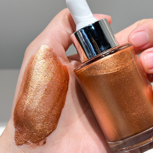 MLM Private Label 30ml Shimmer Body Oil Organic Waterproof Liquid Highlighter <b>Moisturizing</b> Custom Scent OEM ODM mineral body oil - Product Image 1