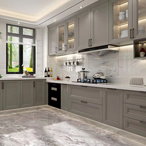 BAINENG 48 heures conception gratuite toute la maison écologique <span class=keywords><strong>réfrigérateur</strong></span> intégré stockage affichage lumière <span class=keywords><strong>armoire</strong></span> de cuisine en acier inoxydable - Product Image 2