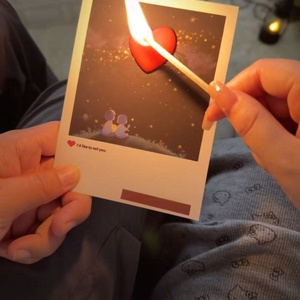 Innovativa Nuova Cartolina Riutilizzabile con Messaggio Nascosto ad Effetto Acqua, per Dichiarazioni d'Amore, Compleanno, 520, San Valentino, Personalizzabile - Product Image 1