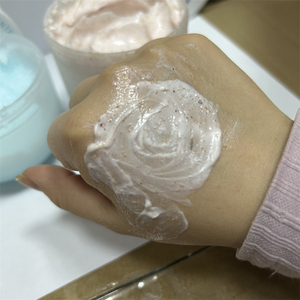 Logo personnalisé marque privée soins de la peau produits cosmétiques de beauté exfoliant blanchissant extrait d'acide de fruits sucre sel de mer gommage corporel - Product Image 3