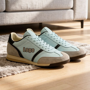 Sneakers personnalisées avec logo vintage, cuir de qualité supérieure, mode décontractée, marque privée, OEM ODM, <span class=keywords><strong>chaussures</strong></span> classiques entièrement personnalisées, usine de fabrication - Product Image 2
