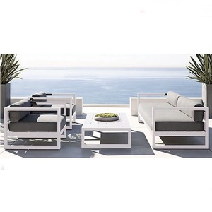 Luxury <b>Garden</b> Sectional Outdoor Outdoor Aluminum <b>Garden</b> <b>Set</b> Comfortable Waterproof Cushion Patio Furniture - Product Image 3