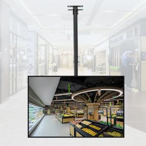 <span class=keywords><strong>Soporte</strong></span> de <span class=keywords><strong>Techo</strong></span> para TV de Acero Ajustable en 6 Niveles de Altura para Uso Comercial, para Monitores de Pantalla Dual de 32-55 Pulgadas - Product Image 4