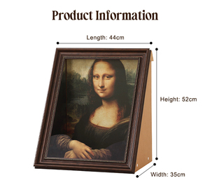 Fabriek Groothandel Hoge Dichtheid Massief Bc Gegolfd Papier Milieuvriendelijk Fotolijst Mona Lisa Kat Krabhuis - Product Image 2