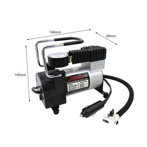 Compresor de aire eléctrico de Metal para coche, bomba de aire portátil de doble cilindro, superflujo, <span class=keywords><strong>DC</strong></span> 12V, 150PSI, inflador de neumáticos - Product Image 3