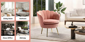 Đồ nội thất phòng khách hiện đại Đồ nội thất nhà nhung ghế bọc ghế bành giải trí nhung giọng ghế - Product Image 5