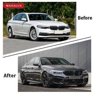 Nhà Máy Giá Toàn Bộ Cơ Thể Kit Cho BMW G30 G38 Pre Nâng Cấp Để <span class=keywords><strong>M5</strong></span> Phong Cách Với Phía Trước Phía Sau <span class=keywords><strong>Bumper</strong></span> Lưới Tản Nhiệt Bên Váy Khuếch Tán - Product Image 4